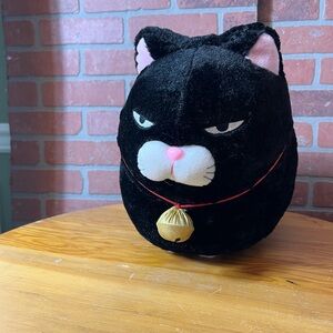Amuse Hige Manjyu "Kuromame" Cranky Cat Plush